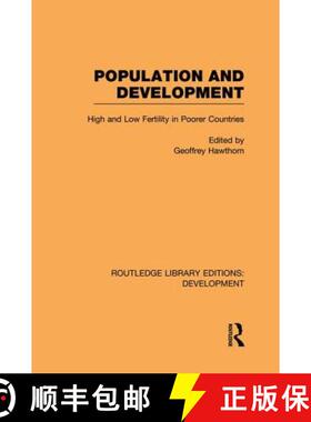 【3-4周达】Population and Development : High and Low Fertility in Poorer Countries [9781138880818]