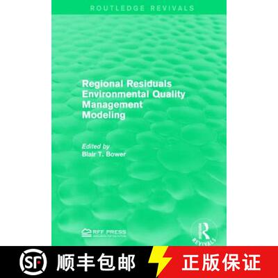 【3-4周达】Regional Residuals Environmental Quality Management Modeling [9781138951860]