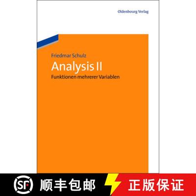 预订 Analysis II：Funktionen mehrerer Variablen [9783486580174]