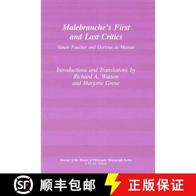 【3-4周达】Malebranche`s First and Last Critics – Simon Foucher and Dortius de Mairan [9780809319725]
