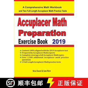 Length Math Book Exercise 预订 Comprehensive Full Acc... Two Preparation and Workbook 9781646120284 Accuplacer