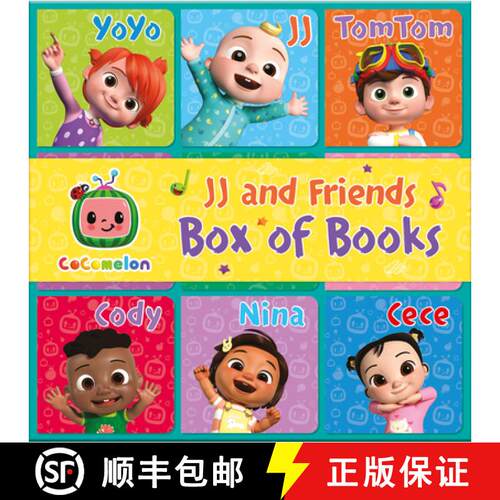 【3-4周达】Official CoComelon: JJ & Friends Box Of Books [9780008537487]