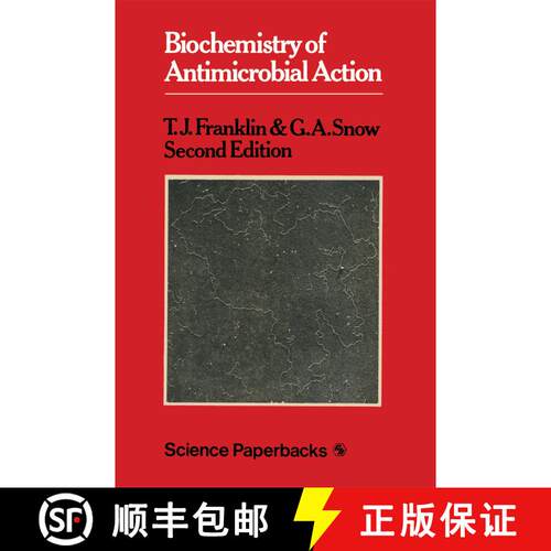 【3-4周达】Biochemistry of Antimicrobial Action (Second Edition 1975) [9780412129100]