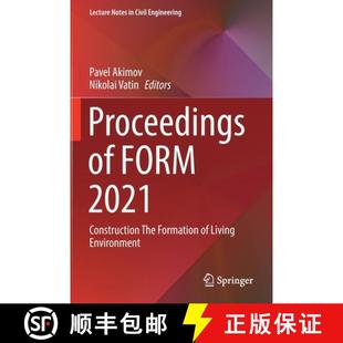 Formation 2021 4周达 9783030799854 FORM Construction Environment Living The Proceedings
