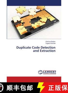 预订 Duplicate Code Detection and Extraction [9786139864850]
