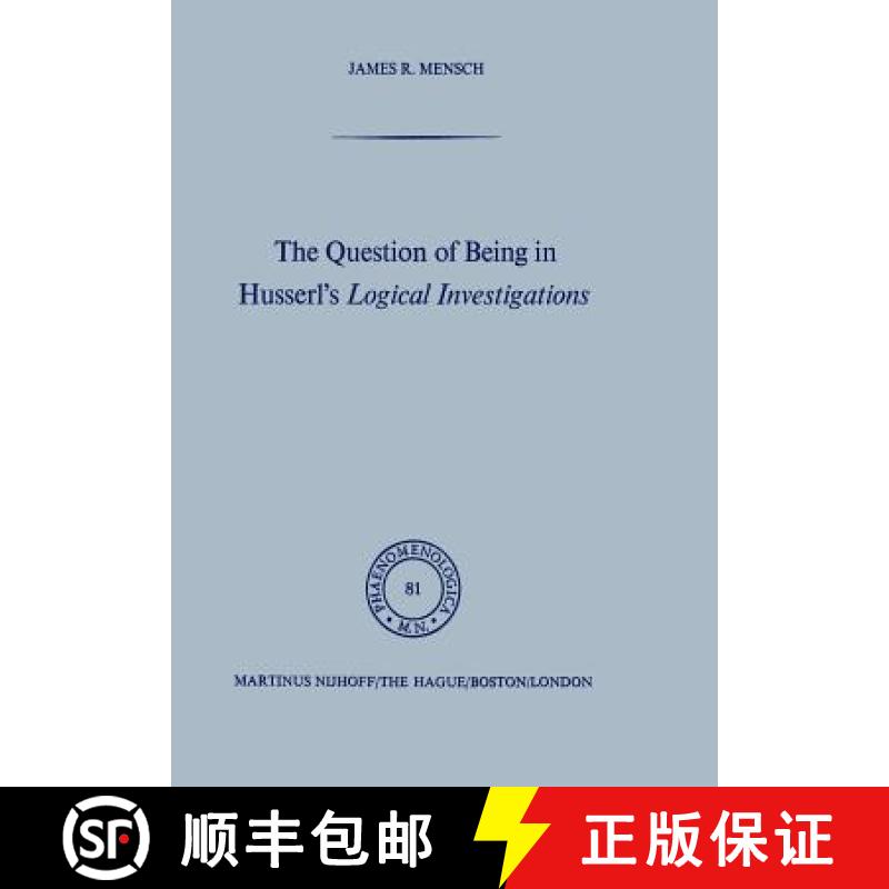 【3-4周达】The Question of Being in Husserl's Logical Investigations [9789048182640]