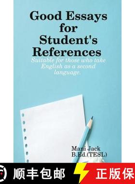 【3-4周达】Good Essays for Student's References [9780359279180]