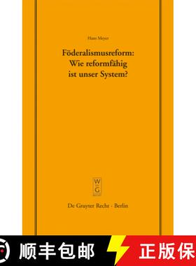 【3-4周达】Föderalismusreform: Wie reformfähig ist unser System?：Überarbeitete Fassung eines Vort... [9783899495201]
