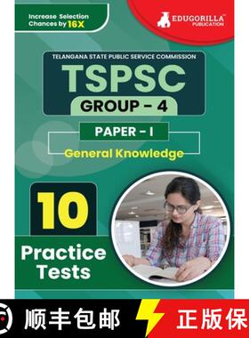 【3-4周达】TSPSC Group 4 : Paper 1 (General Knowledge) Exam Prep Book 2023 | Telangana State Public S... [9789355567840]