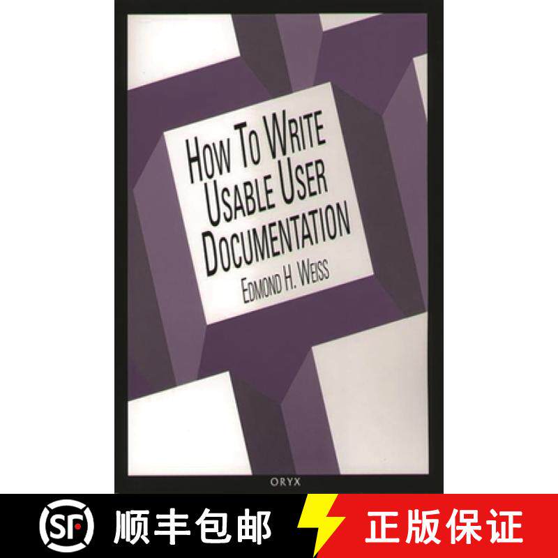 预订 How to Write Usable User Documentation: Second Edition [9780897746397]