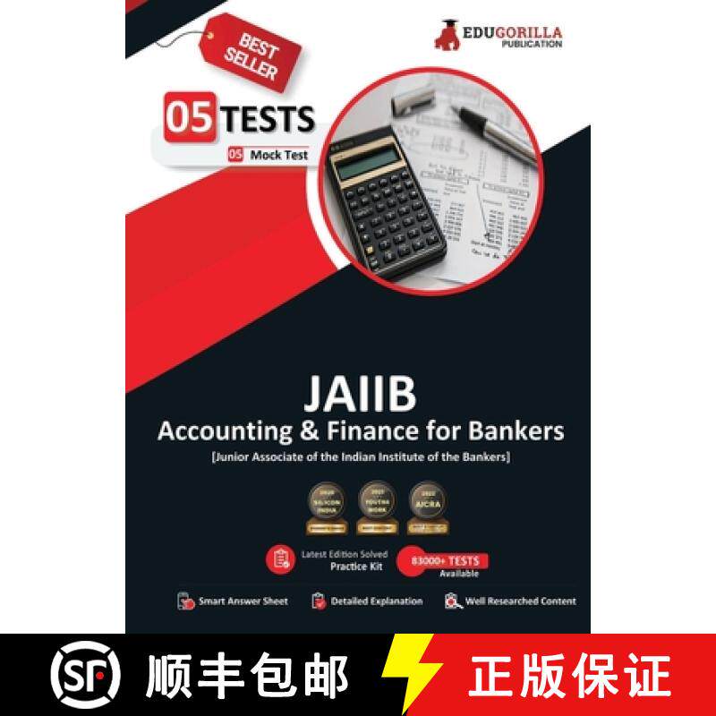 预订 Accounting and Finance for Bankers - JAIIB Exam 2023 (Paper 2) - 5 Full Length Mock Tests (Solve... [9789390893126]