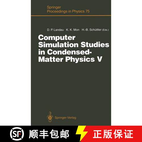 【3-4周达】Computer Simulation Studies in Condensed-Matter Physics V : Proceedings of the Fifth Works... [9783642780851]