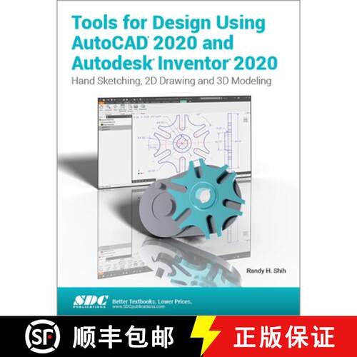【3-4周达】Tools for Design Using AutoCAD 2020 and Autodesk Inventor 2020 [9781630572655]