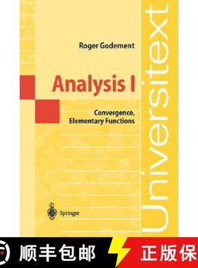 【3-4周达】Analysis I : Convergence, Elementary functions [9783540059233]