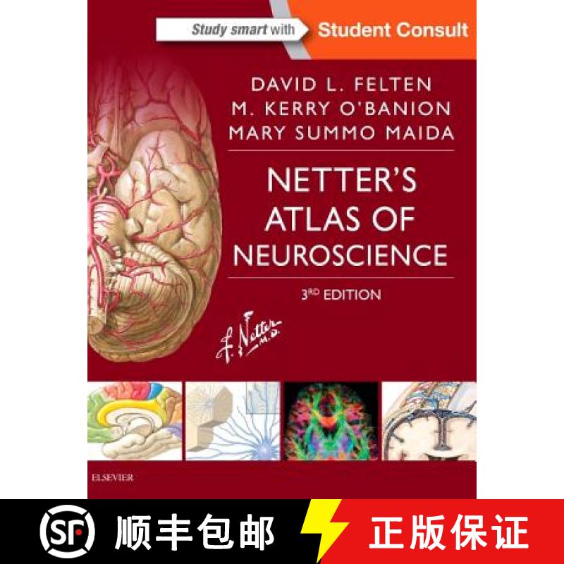 【3-4周达】Netter's Atlas of Neuroscience [9780323265119]
