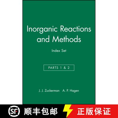 【3-4周达】精装 Inorganic Reactions And Methods Cumulative Index, Volumes 1-19, Parts1 & 2 Author/Sub... [9780471328384]