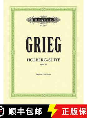 【3-4周达】Holberg Suite Op. 40 (Full Score) [9790014008789]