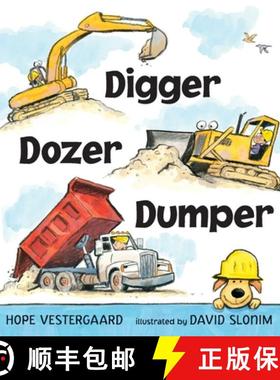 【3-4周达】Digger, Dozer, Dumper [9780763688936]