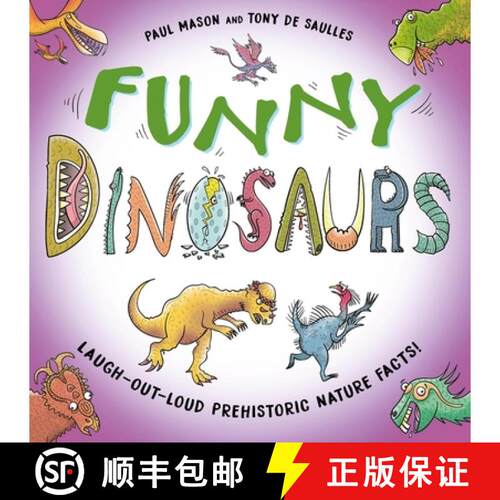 【3-4周达】精装 Funny Dinosaurs: Laugh-out-loud prehistoric nature facts! [9781526322913]