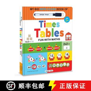 预订 My Big Wipe and Clean Book of Times Tables for Kids: Fun with Maths [9789354401442]