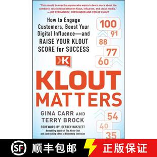 And Engage How Klout Raise Influence Customers Klout... Your Matters Digital 4周达 9780071827317 Boost