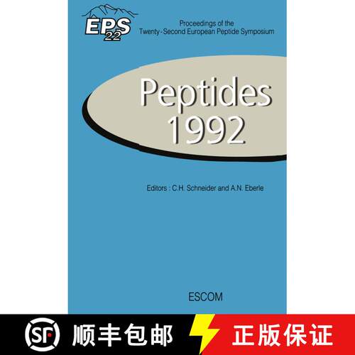 【3-4周达】精装 Peptides 1992: Proceedings of the Twenty-Second European Peptide Symposium September ... [9789072199164]