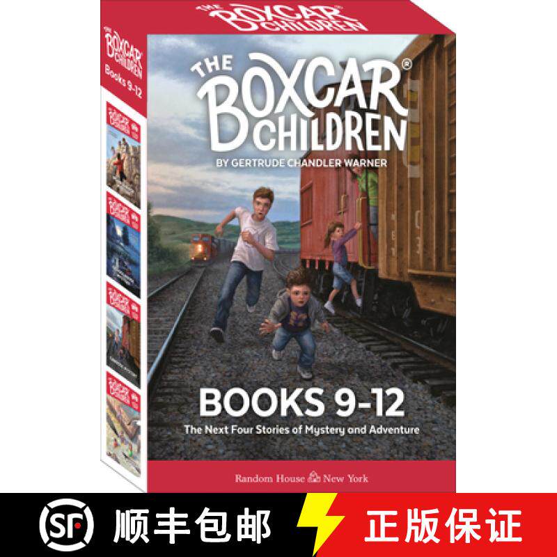 【3-4周达】The Boxcar Children Mysteries Boxed Set #9-12 [9780807508404]