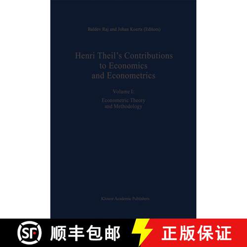 【3-4周达】Henri Theil’s Contributions to Economics and Econometrics: Econometric Theory and Methodo... [9789401051248]