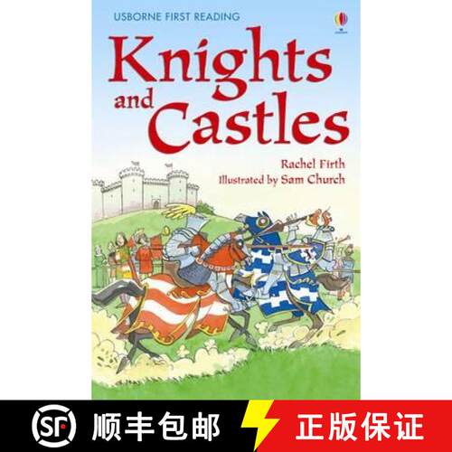 【3-4周达】精装 First Reading Series Four : Knights and Castles [9781409506621]