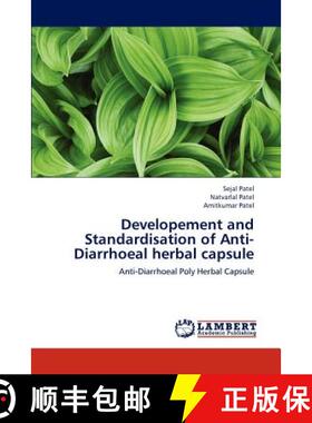 预订 Developement and Standardisation of Anti-Diarrhoeal Herbal Capsule [9783659163500]