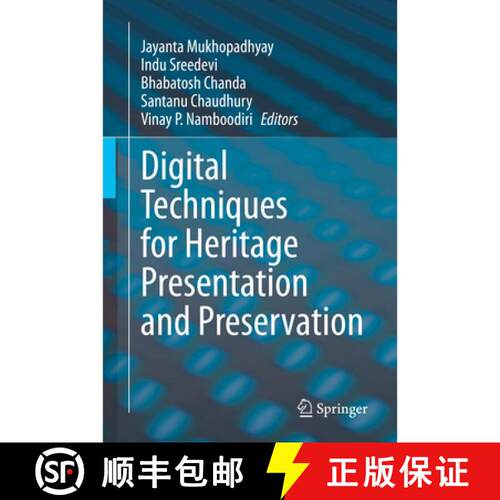 【3-4周达】精装 Digital Techniques for Heritage Presentation and Preservation [9783030579067]