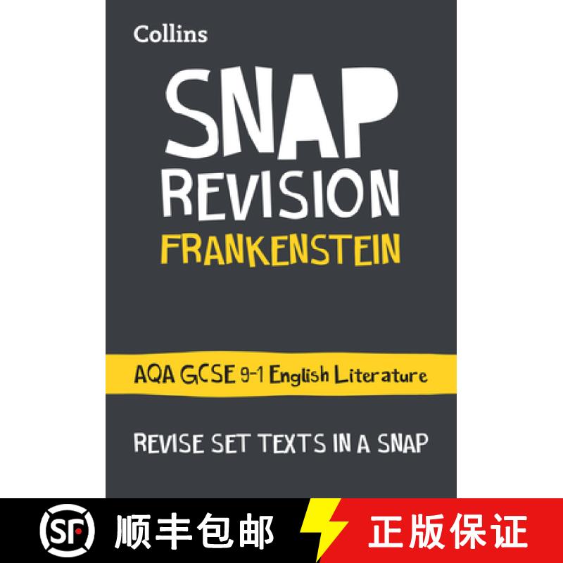 【3-4周达】Frankenstein: AQA GCSE 9-1 English Literature Text Guide: Ideal for Home Learning, 2023 an... [9780008247126]