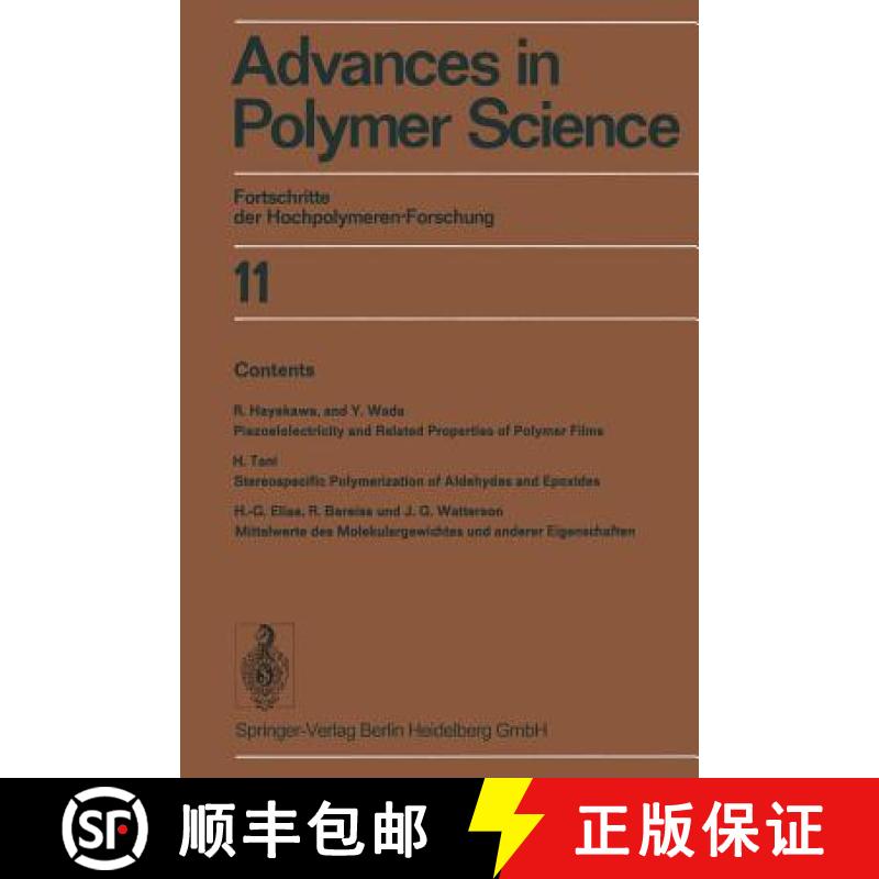 【3-4周达】Advances in Polymer Science: Fortschritte Der Hochpolymeren-Forschung [9783662155646]