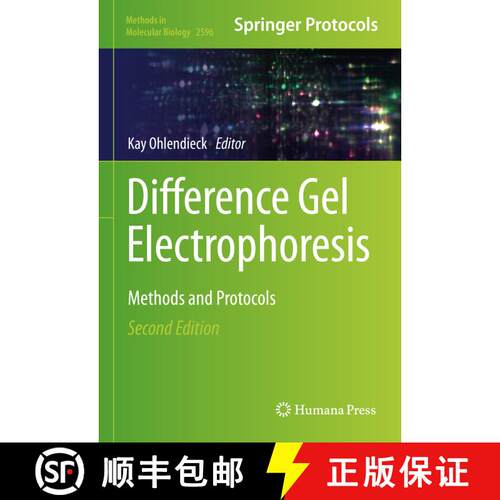 【3-4周达】精装 Difference Gel Electrophoresis : Methods and Protocols (Second Edition 2023) [9781071628300]
