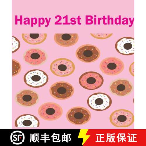 【3-4周达】精装 Happy 21st Birthday Guest Book (Hardcover): 21st Birthday book, guest book, photo alb... [9781912817146]