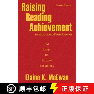 【3-4周达】精装 Raising Reading Achievement in Middle and High Schools: Five Simple-to-Follow Strateg... [9781412924344]