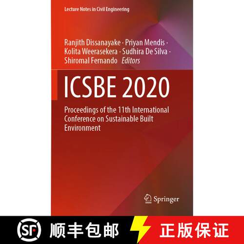 【3-4周达】ICSBE 2020 : Proceedings of the 11th International Conference on Sustainable Built Environ... [9789811644146]