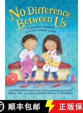 【3-4周达】No Difference Between Us: Teach children about gender equality, respectful relationships, ... [9781925089172]