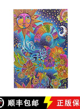 【3-4周达】Celestial Magic Grande Hardcover Sketchbook, 112pg, 200gsm, Laurel Burch Collection by Pap... [9781439796900]
