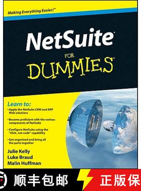 【3-4周达】Netsuite For Dummies(R) [Wiley计算机] [9780470191071]