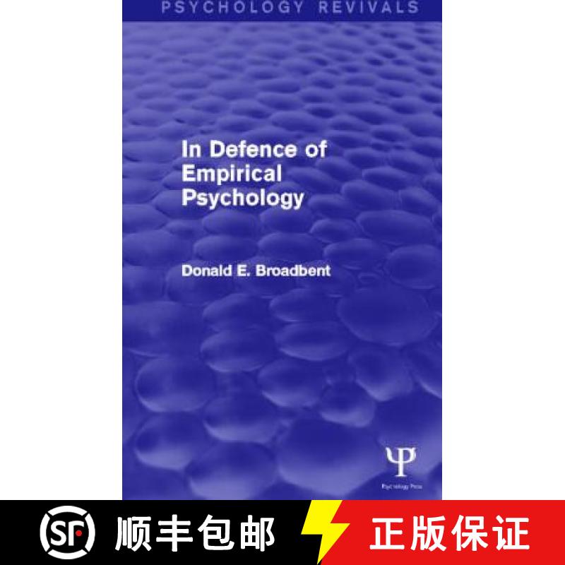 【3-4周达】In Defence of Empirical Psychology (Psychology Revivals): Psychology Revivals [9781848723450]