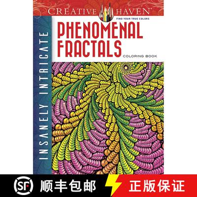 预订 Creative Haven Insanely Intricate Phenomenal Fractals Coloring Book [9780486806839]