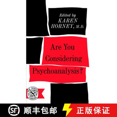 【3-4周达】Are You Considering Psychoanalysis? [9780393001310]