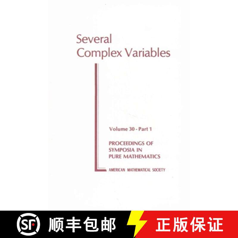 【3-4周达】Several Complex Variables, Parts 1 & 2 [9780821814307]