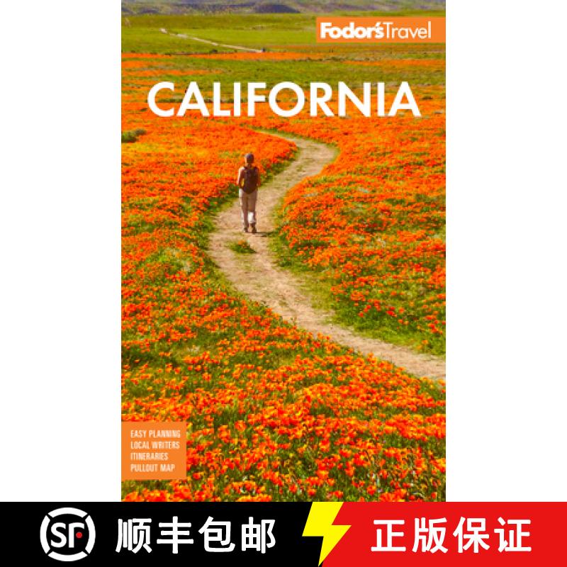 【3-4周达】Fodor's California : with the Best Road Trips [9781640976603]
