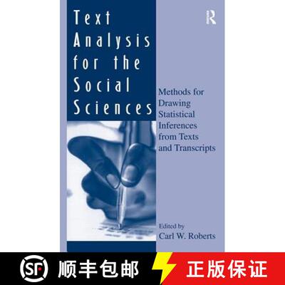【3-4周达】Text Analysis for the Social Sciences: Methods for Drawing Statistical Inferences from Tex... [9780805817355]