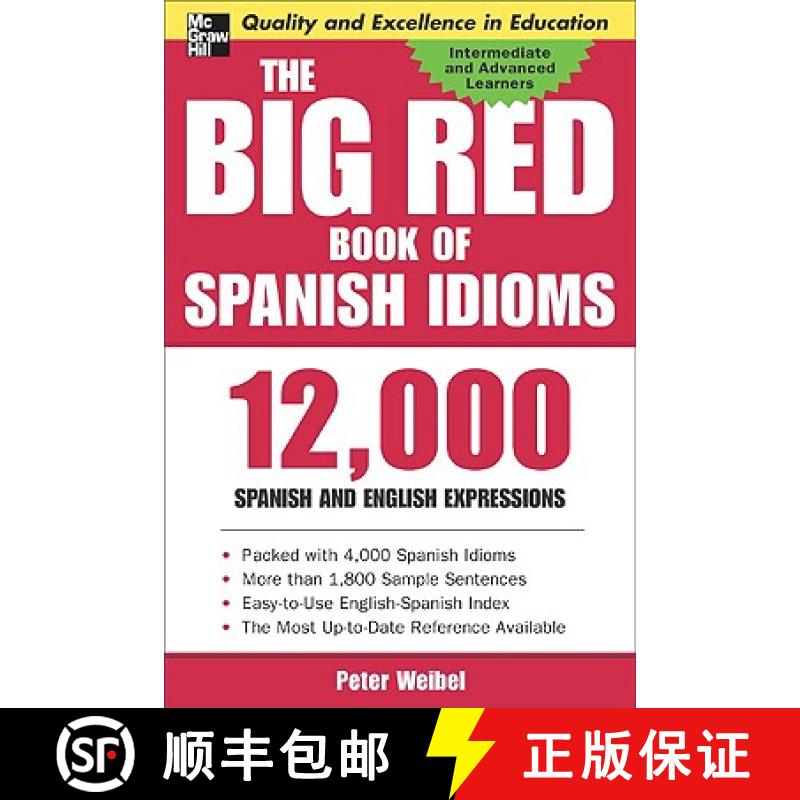 【2-3周达】The Big Red Book of Spanish Idioms: 12,000 Spanish and English Expressions [9780071433020]