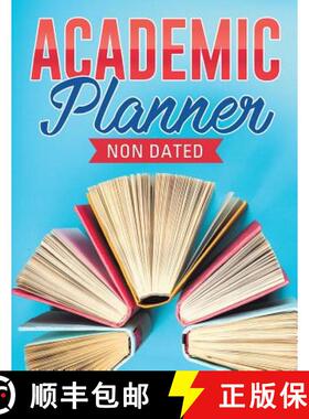 【3-4周达】Academic Planner Non Dated [9781645213642]