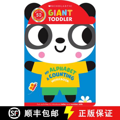 【3-4周达】Giant Toddler: My Alphabet & Counting Workbook (Scholastic Early Learners) [9798225033255]