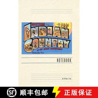 【3-4周达】Vintage Lined Notebook Greetings from Indian Country [9798385401369]